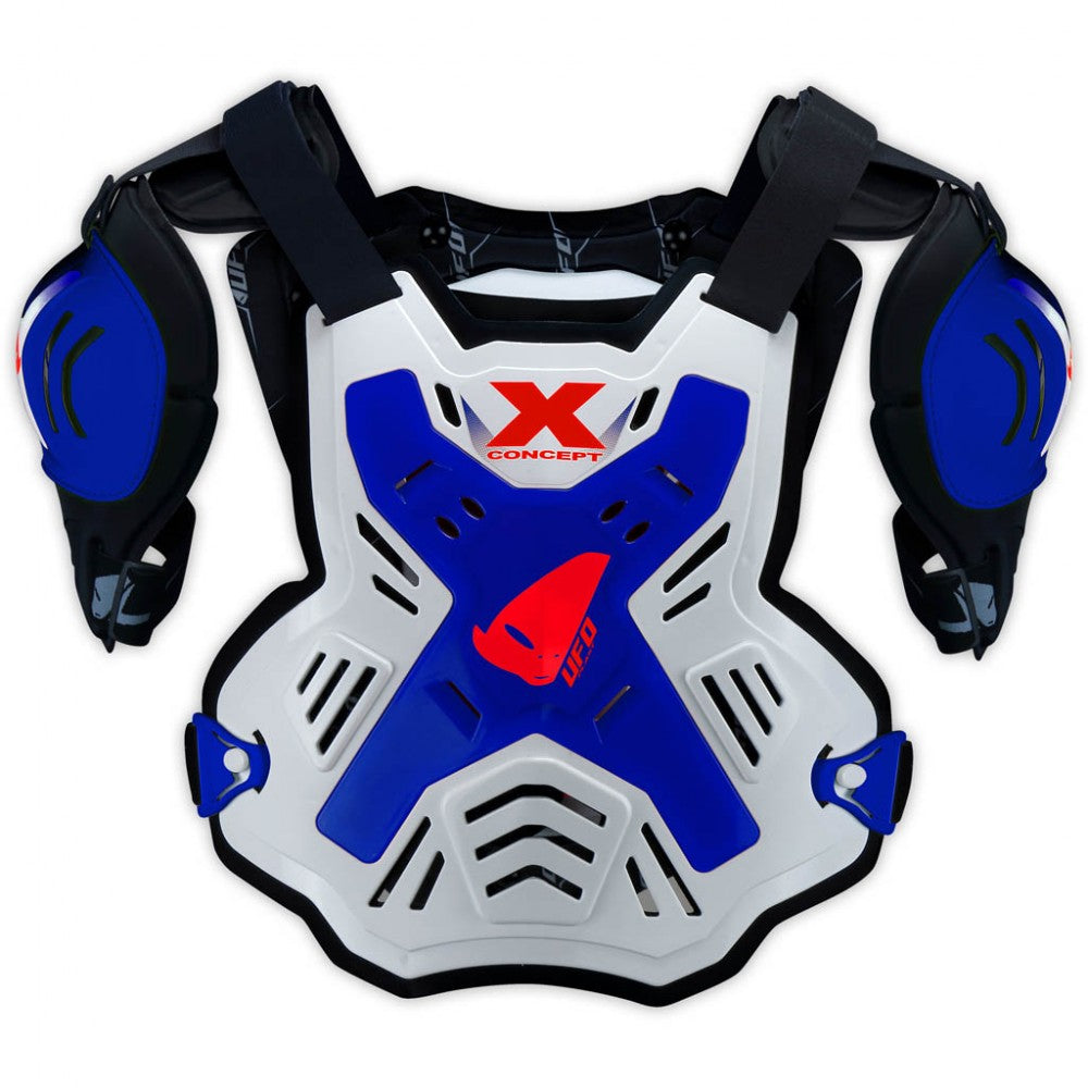 Peto motocross Ufo Plast X-Concept azul
