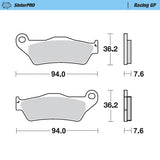 Pastilhas Travão Trás MOTO-MASTER SINTERPRO RACING GP KTM 950 ADVENTURE 03-06, 990 ADVENTURE 06-13