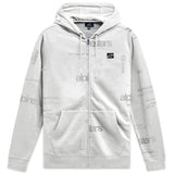 Sweat com fecho central e capuz ALPINESTARS PLENITUDE WHITE HOODIE