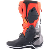 Botas ALPINESTARS TECH 10 Preto/ Vermelho Flúor/ Laranja Flúor/ Branco