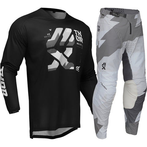 Conjunto THOR LAUNCHMODE BRAVE Preto/Cinza 2025