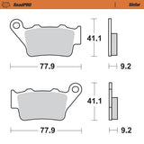 Pastilhas Travão Trás MOTO-MASTER ROADPRO SINTER BMW F 650 93-03, F 650 GS 99-13