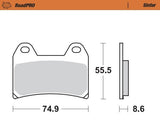 Pastilhas Travão Frente MOTO-MASTER ROADPRO SINTER KTM 790 ADVENTURE 19-20, 890 ADVENTURE 21-23