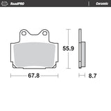 Pastilhas Travão Trás MOTO-MASTER ROADPRO CERAMIC 408504