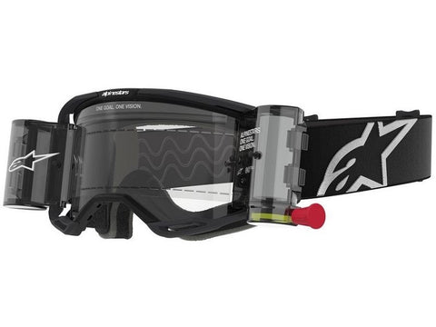 Óculos ALPINESTARS VISION 8 CORP Preto Lente Transparente ROLL-OFF