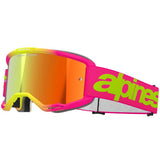 Óculos ALPINESTARS VISION 5 WORDMARK Rosa/Amarelo Flúor (com Lente Espelhada: 59€)