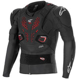 Peitoral Integral ALPINESTARS BIONIC PRO V3 PLASMA 2025 Preto/Vermelho/Branco