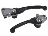 Par Manetes Articuladas INQUEBRÁVEIS POLISPORT PIVOT HUSQVARNA FC 250/350/450 14-15 Preto (BREMBO)