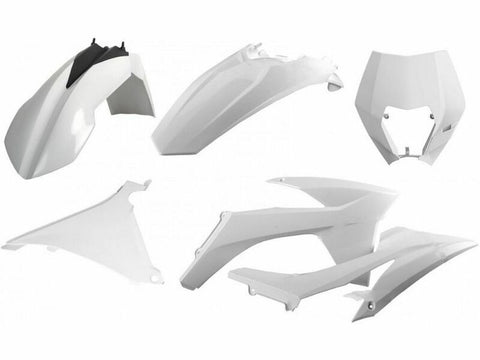 Kit de Plásticos POLISPORT para KTM EXC/EXC-F 12-13 Branco