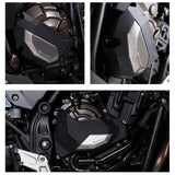 Protecção de Tampa de Embraiagem e Ignição POLISPORT YAMAHA MT 09 14-20, TRACER 900 14-20, FZ 09 14-17, XSR 900 15-21 Preto