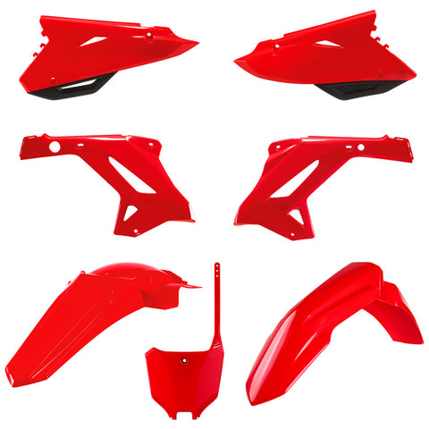 Kit de Plásticos POLISPORT RESTYLING HONDA CR 125R/250R 2000-2001 Look CRF 2022 Vermelho