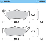 Pastilhas Travão Frente MOTO-MASTER SINTERPRO RACING GP KTM 640 04-07, 690 ENDURO 08-24