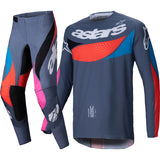 Conjunto ALPINESTARS TECHSTAR DREEM Cinza/Rosa/Azul/Vermelho 2025