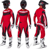 Conjunto ALPINESTARS TECHSTAR DREEM Vermelho/Preto 2025