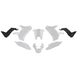 Kit de Plásticos RACETECH para YAMAHA TÉNÉRÉ 700 19-24 Branco/Preto