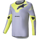 Conjunto ALPINESTARS RACER VEIL Cinza/Amarelo Flúor 2025