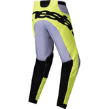 Conjunto ALPINESTARS RACER VEIL Cinza/Amarelo Flúor 2025