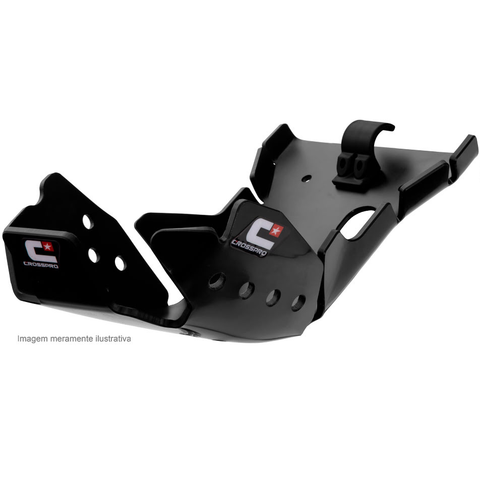 Protecção de Cárter CROSSPRO DTC ENDURO HUSQVARNA FC 250/350 23-24, FE 250/350 24 Preto