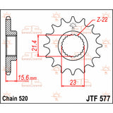 Pinhão de Ataque JT YAMAHA TT 600 R 98-03, XT 600 87-98, XTZ 660 TÉNÉRÉ 91-98