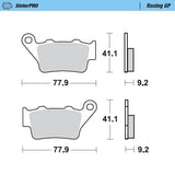 Pastilhas Travão Trás MOTO-MASTER SINTERPRO RACING GP HUSQVARNA 701 ENDURO 16-24