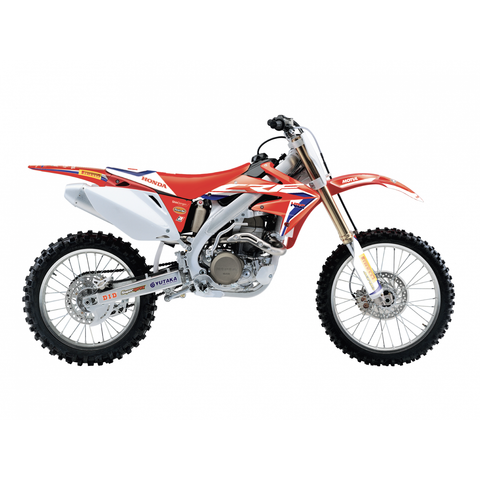 Kit de autocolantes e capa de assento BLACKBIRD RÉPLICA TEAM HRC HONDA 2019 CRF 450R 05-08