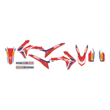 Kit de autocolantes e capa assento BLACKBIRD RÉPLICA TEAM HRC HONDA 2019 CRF 250R 14-17 CRF 450R 13-16