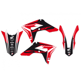 Kit de autocolantes e capa de assento BLACKBIRD DREAM 4 HONDA CRF 250R/RX 18-20, CRF 450R/RX 17-20