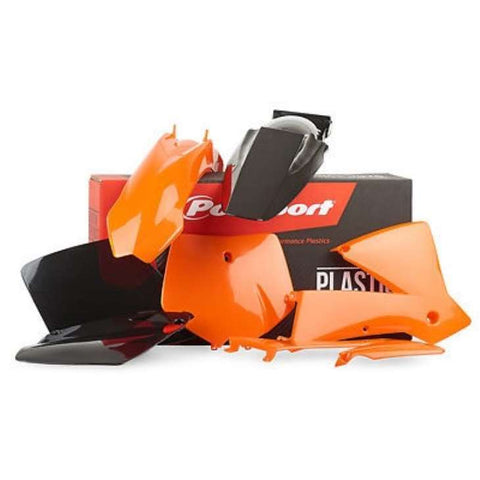 Kit de Plásticos POLISPORT para KTM SX/SX-F 01-02, EXC/EXC-F 03 (Cor Original - Ver descrição)