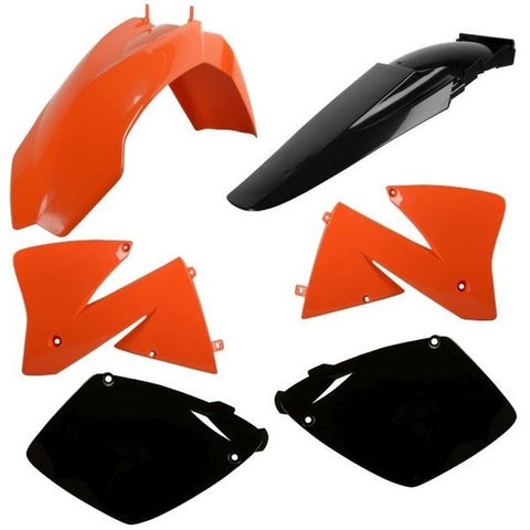 Kit de Plásticos POLISPORT para KTM EXC/EXC-F 01-02 Cor Original