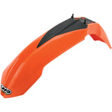 Guarda-lamas dianteiro UFO para KTM EXC/EXC-F 08-13, SX/SX-F 07-12 Laranja