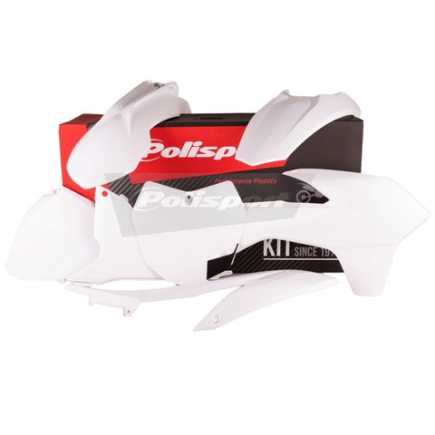 Kit de Plásticos POLISPORT para KTM EXC/EXC-F 14-16 Branco