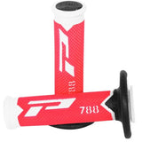 Punhos PROGRIP 788 Tripla Densidade Branco/Preto/Vermelho