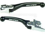 Par Manetes Articuladas SCAR HUSQVARNA FC 250/350/450 22-23, TC 125/250 22-23 Preto (BREMBO)