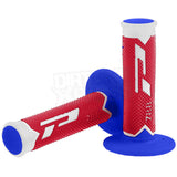 Punhos PROGRIP 788 Tripla Densidade Branco/ Vermelho/ Azul Claro