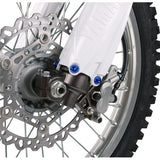 Kit Parafusos Alumínio ZETA para Protecção de Forquilha YAMAHA YZ 65 18-23, YZ 85 19-23, YZ 125/250 08-23, YZ 250F/450F 08-23 Azul