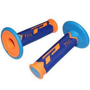 Punhos PROGRIP 788 Tripla Densidade Laranja Flúor/ Azul/ Azul Claro